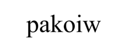 PAKOIW trademark