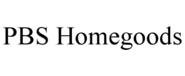 PBS HOMEGOODS trademark