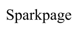 SPARKPAGE trademark