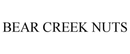 BEAR CREEK NUTS trademark