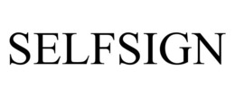 SELFSIGN trademark
