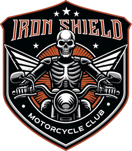 IRON SHIELD • MOTORCYCLE CLUB • trademark