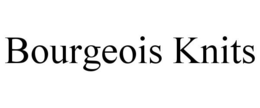 BOURGEOIS KNITS trademark