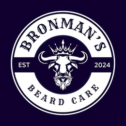 BRONMAN'S BEARD CARE EST 2024 trademark