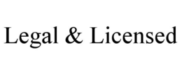 LEGAL & LICENSED trademark