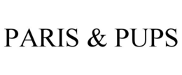 PARIS & PUPS trademark
