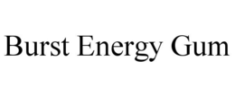 BURST ENERGY GUM trademark