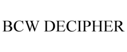 BCW DECIPHER trademark