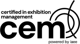CERTIFIED IN EXHIBITION MANAGEMENT CEM POWERED BY IAEE trademark