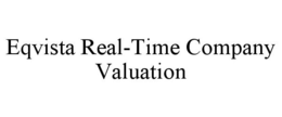 EQVISTA REAL-TIME COMPANY VALUATION trademark