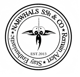 STAY ENTHUSIASTIC NARWHALS S5H & CO REMAIN ALERT EST. 2013 trademark