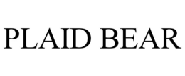 PLAID BEAR trademark