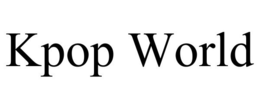 KPOP WORLD trademark