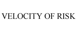 VELOCITY OF RISK trademark