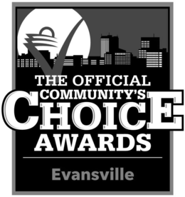 THE OFFICIAL COMMUNITY'S CHOICE AWARDS EVANSVILLE trademark