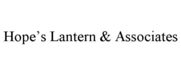 HOPE'S LANTERN & ASSOCIATES trademark