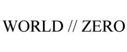 WORLD // ZERO trademark