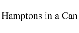 HAMPTONS IN A CAN trademark