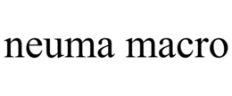 NEUMA MACRO trademark