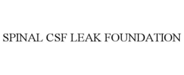 SPINAL CSF LEAK FOUNDATION trademark