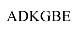ADKGBE trademark