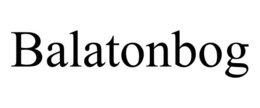 BALATONBOG trademark