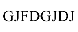 GJFDGJDJ trademark