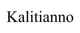 KALITIANNO trademark