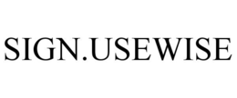 SIGN.USEWISE trademark