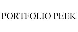 PORTFOLIO PEEK trademark