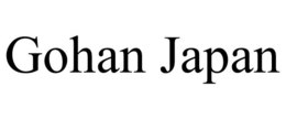 GOHAN JAPAN trademark