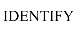 IDENTIFY trademark