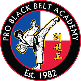 PRO BLACK BELT ACADEMY EST. 1982 trademark