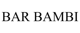 BAR BAMBI trademark