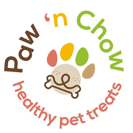 PAW 'N CHOW HEALTHY PET TREATS trademark