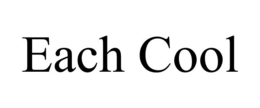 EACH COOL trademark