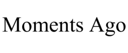 MOMENTS AGO trademark