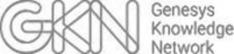 GKN GENESYS KNOWLEDGE NETWORK trademark