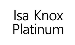 ISA KNOX PLATINUM trademark