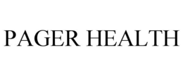 PAGER HEALTH trademark