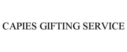 CAPIES GIFTING SERVICE trademark