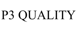 P3 QUALITY trademark