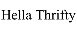 HELLA THRIFTY trademark