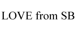 LOVE FROM SB trademark