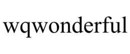 WQWONDERFUL trademark
