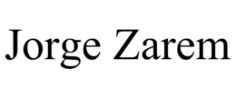 JORGE ZAREM trademark