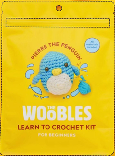 PIERRE THE PENGUIN THE WOOBLES LEARN TO CROCHET KIT FOR BEGINNERS ALL MATERIALS INCLUDED trademark
