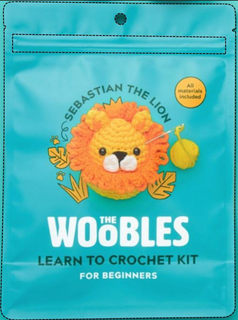 SEBASTIAN THE LION THE WOOBLES LEARN TO CROCHET KIT FOR BEGINNERS ALL MATERIALS INCLUDED trademark