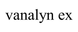 VANALYN EX trademark