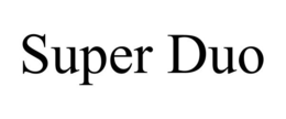 SUPER DUO trademark